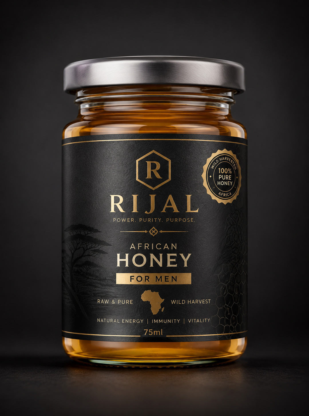 RIJAL African Honey jar